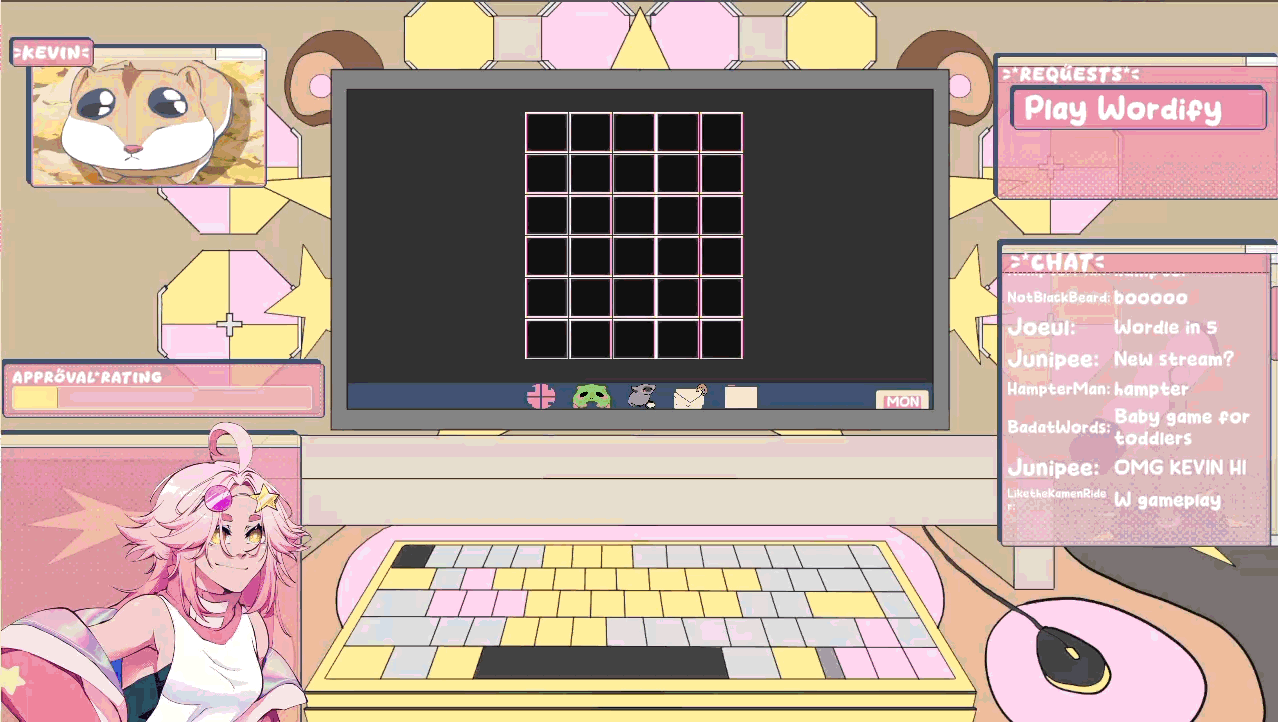 Wordle minigame demo